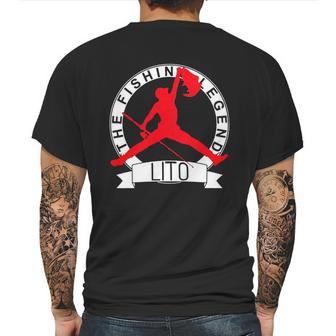 Jumpman The Fishing Legend Your Name Mens Back Print T-shirt | Favorety CA