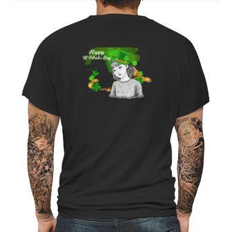 Junji Ito Manga Character Tomie Happy St Patricks Day Art Mens Back Print T-shirt | Favorety