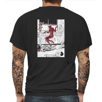 Junji Ito Popping Out Of Skin Black White Red Mens Back Print T-shirt | Favorety DE