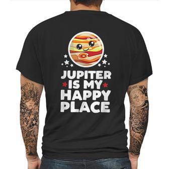 Jupiter Is My Happy Place Mens Back Print T-shirt | Favorety UK