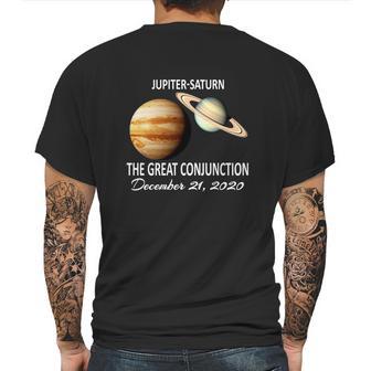 Jupiter Saturn The Great Conjunction December 21 2020 Mens Back Print T-shirt | Favorety AU