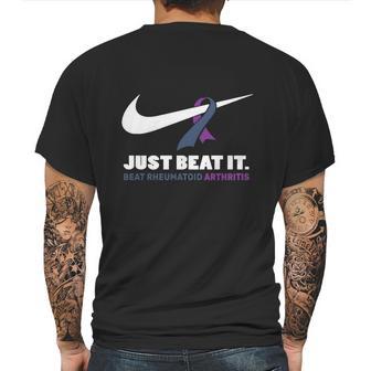 Just Beat It Beat Rheumatoid Arthritis Mens Back Print T-shirt | Favorety AU