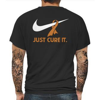 Just Cure It Mens Back Print T-shirt | Favorety