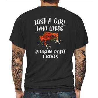 Just A Girl Who Loves Poison Dart Frogs Gift Mens Back Print T-shirt | Favorety CA