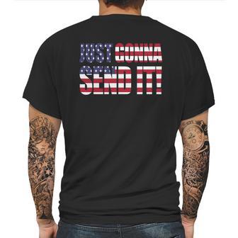 Just Gonna Send It America T Shirt Larry Enticer T-Shirt Mens Back Print T-shirt | Favorety CA