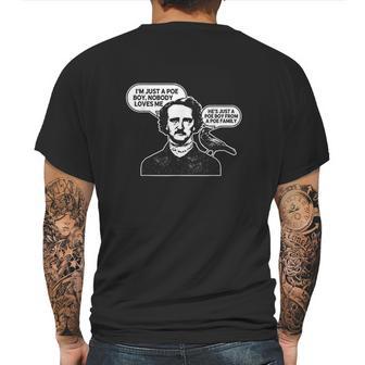 Im Just A Poe Boy Edgar Allan Poe Raven Mens Back Print T-shirt | Favorety DE