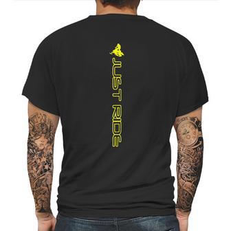 Just Ride Snow Mobile Long Sleeve Sled Ski Doo Arctic Cat Yamaha Machine Cat Mens Back Print T-shirt | Favorety DE