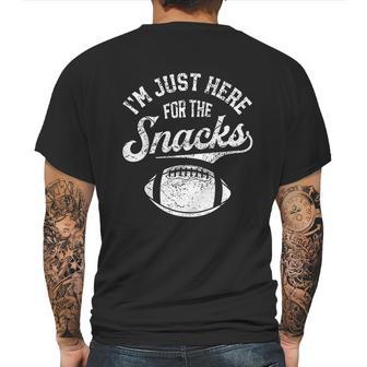 Im Just Here For The Snacks Funny Fantasy Football Mens Back Print T-shirt | Favorety DE