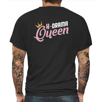 K-Drama Queen Seoul Hallyu Hangul Hanguk Television Kdrama Mens Back Print T-shirt | Favorety