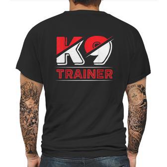 K9 Dog Trainer Doggy Training Puppy Handler K9 Unit Graphic Design Printed Casual Daily Basic Mens Back Print T-shirt | Favorety DE