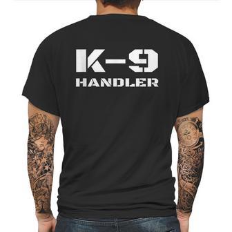 K9 Handler Police Dog Trainer K9 Unit Officer Canine Team Graphic Design Printed Casual Daily Basic Mens Back Print T-shirt | Favorety AU