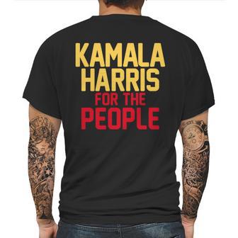 Kamala Harris For The People Mens Back Print T-shirt | Favorety