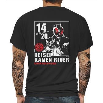 Kamen Rider Wizard Heisei Rider Anniversary Mens Back Print T-shirt | Favorety AU