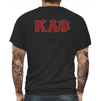 Kappa Alpha Psi Twill Letter Mens Back Print T-shirt | Favorety AU