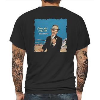 Kaq Houhui Frank Sinatra Come Fly With Me Men Oversize Leisure Mens Back Print T-shirt | Favorety AU