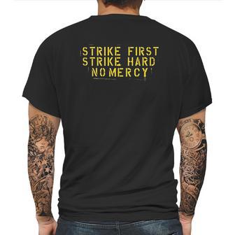 The Karate Kid Cobra Kai Slogan Stencil Mens Back Print T-shirt | Favorety