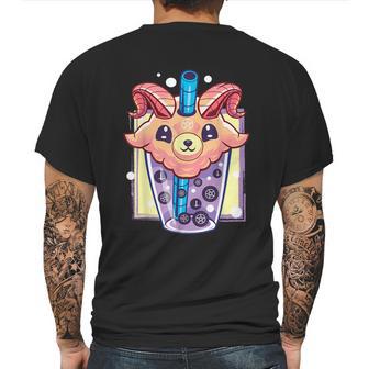 Kawaii Pastel Goth Creepy Baphomet Boba Bubble Tea Vaporwave Mens Back Print T-shirt | Favorety AU