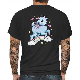 Kawaii Pastel Goth Cute Creepy Baphomet Satanist Goat Mens Back Print T-shirt | Favorety CA