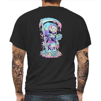 Kawaii Pastel Goth Cute And Creepy Death Grim Reaper Mens Back Print T-shirt | Favorety UK