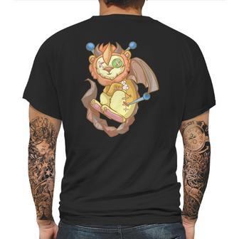 Kawaii Pastel Goth Voodoo Doll Cute Manticore Mens Back Print T-shirt | Favorety CA