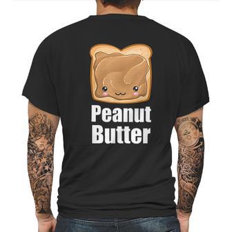 Kawaii Peanut Butter Jelly Pb&J Halloween Matching Bff Mens Back Print T-shirt | Favorety