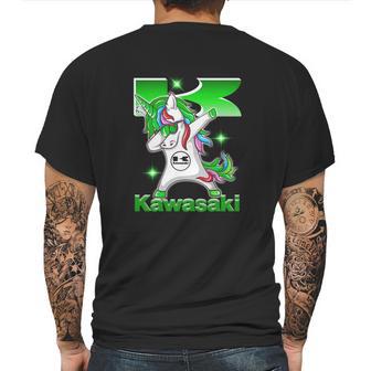 Kawasaki Unicorn Mens Back Print T-shirt | Favorety