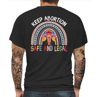 Keep Abortion Safe And Legal My Uterus My Choice Feminist Mens Back Print T-shirt | Favorety CA