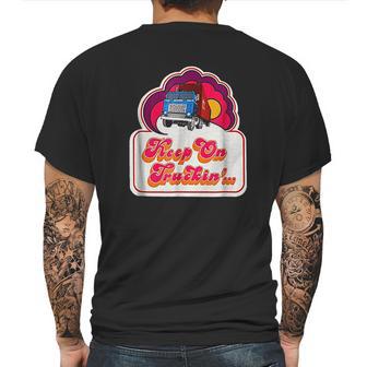 Keep On Truckin Mens Back Print T-shirt | Favorety