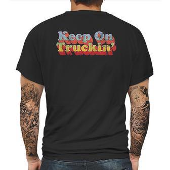 Keep On Truckin Mens Back Print T-shirt | Favorety AU