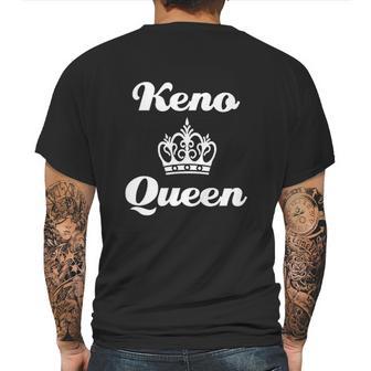 Keno Queen Casino Las Vegas Novelty Mens Back Print T-shirt | Favorety