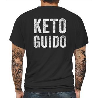 Keto Guido Funny Design Mens Back Print T-shirt | Favorety