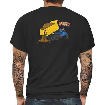 Kids Blippi Dump Truck Mens Back Print T-shirt | Favorety CA