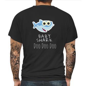 Kids Funny Baby Shark Doo Doo Doo Mens Back Print T-shirt | Favorety UK