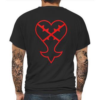 Kingdom Hearts Heartless Symbol Mens Back Print T-shirt | Favorety UK