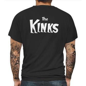 The Kinks Logo Black Shirt Rock Band For Mens Tee Shirt Mens Back Print T-shirt | Favorety CA