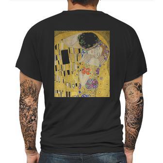 The Kiss Or Lovers By Gustav Klimt Mens Back Print T-shirt | Favorety DE