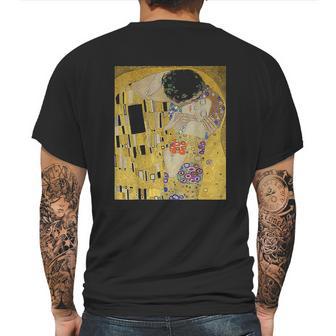 The Kiss Or Lovers By Gustav Klimt Mens Back Print T-shirt | Favorety CA