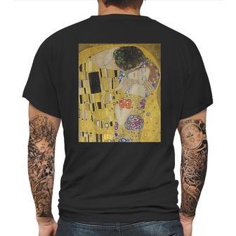 The Kiss Or Lovers By Gustav Klimt Mens Back Print T-shirt | Favorety CA