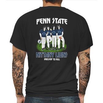 Kiss Penn State Nittany Lions Mens Back Print T-shirt | Favorety