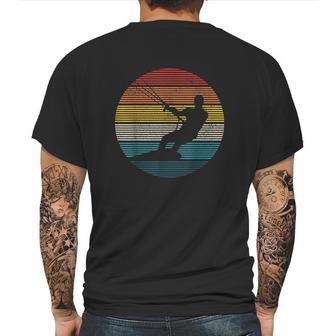 Kitesurfing Kiteboarding Kitesurf Vintage Kite Surfer Gift Mens Back Print T-shirt | Favorety CA