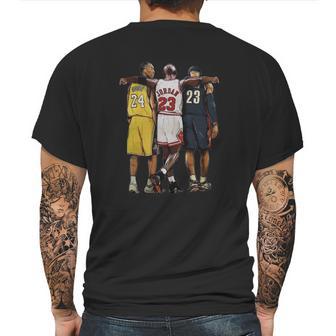 Kobe Bryant X Michael Jordan X Lebron James T-Shirt Mens Back Print T-shirt | Favorety AU