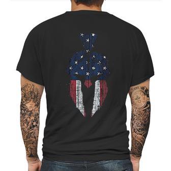 Kryptek Spartan Graphic Mens Back Print T-shirt | Favorety