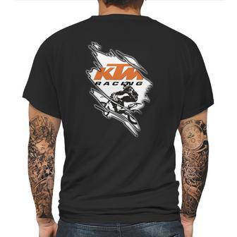 Ktm Racing Ca Mens Back Print T-shirt | Favorety CA