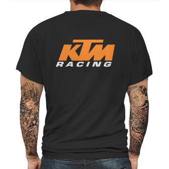 Ktm Racing Motorcycle Race Motocross Mens Back Print T-shirt | Favorety