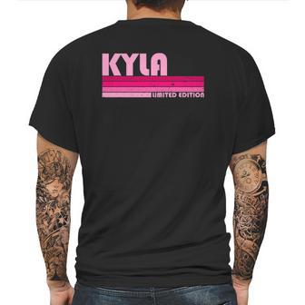 Kyla Name Personalized Retro Vintage 80S 90S Style Mens Back Print T-shirt | Favorety UK