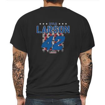 Kyle Larson Vintage Mens Back Print T-shirt | Favorety AU