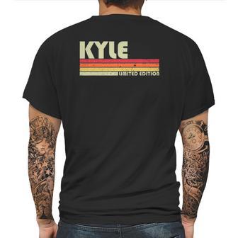 Kyle Name Personalized Retro Vintage 80S 90S Birthday Mens Back Print T-shirt | Favorety DE