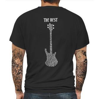 Ladies Bass Player Legends Bassist Guitar Electric 1959 American Mens Back Print T-shirt | Favorety DE