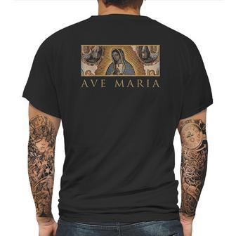 Our Lady Of Guadalupe Catholic Ave Maria Mary Traditional Mens Back Print T-shirt | Favorety UK