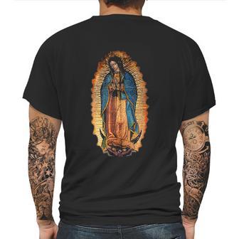 Our Lady Of Guadalupe Catholic Mary Mens Back Print T-shirt | Favorety UK